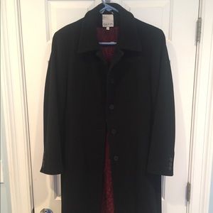 Anne Klein black wool coat- like new